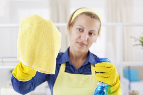 Surrey carpet cleaners refreshing a living room carpet