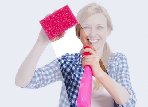 Professional hot water extraction cleaning a carpet in Surrey